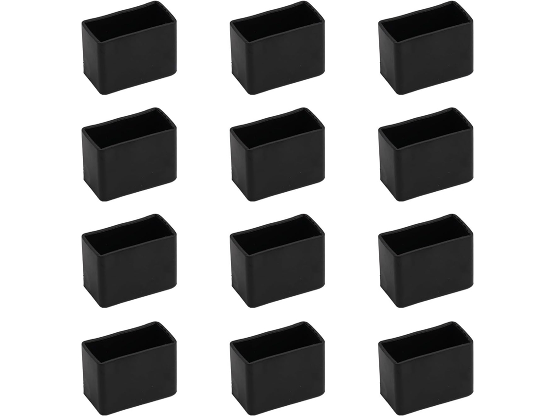 12-protetores De Piso Extra Grandes Com Pés Quadrados, Almofadas De Borracha Protetoras Para Pés Cadeiras, Capas De