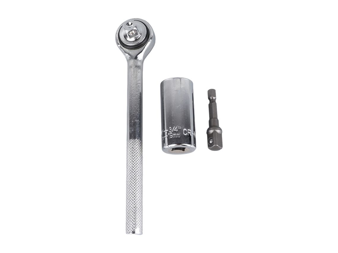 Chave De Boca Ratchet Universal 7-19mm Aço Cromo-vanádio Para Reparos Domésticos E Carro