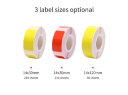 Rótulo Termal Pet Niimbot, 14x120mm, Resistente à Água, Rasgos, 55 Folhas S/MARCA