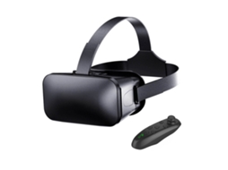 Óculos De Realidade Virtual 3d Vr Com Controle Para Ios E Android Adultos E Crianças (v6 Y1 Preto)