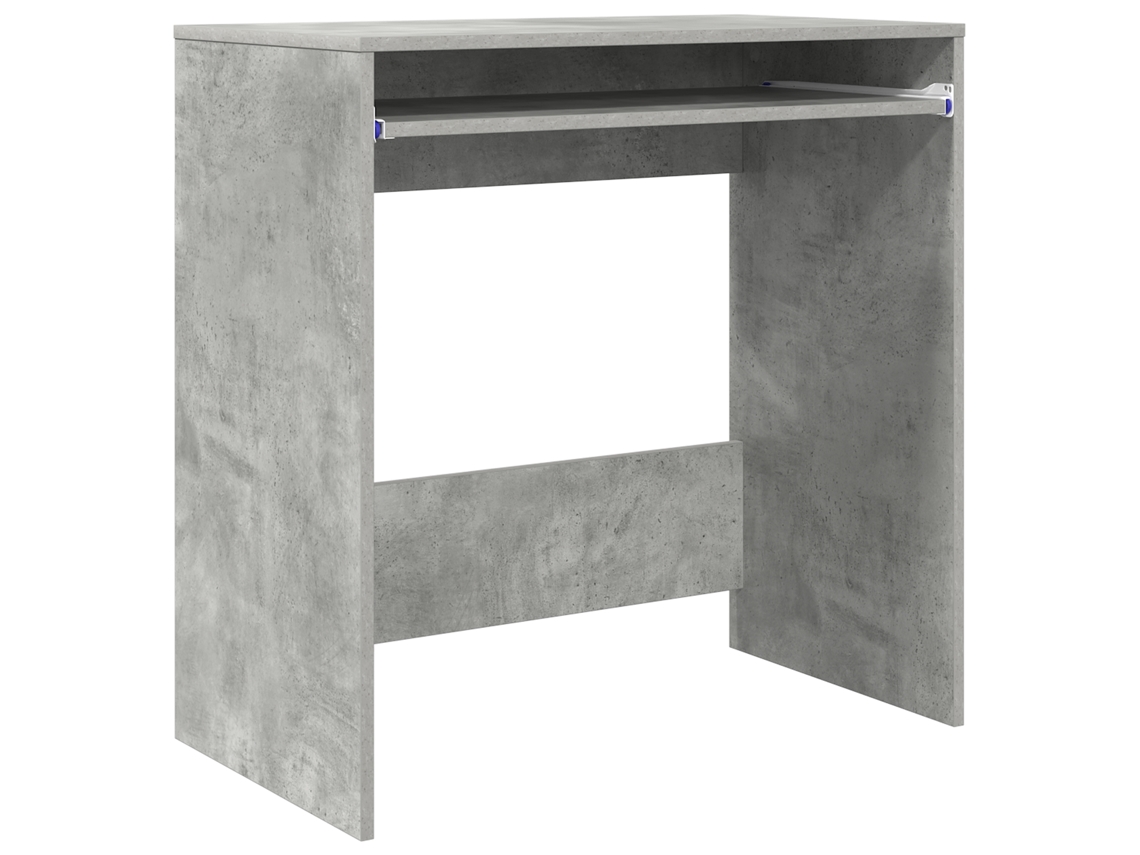 Conjunto 1 Mesa Moderna Vidaxl Cinzento Derivados De Madeira (77,5 X 43 X 79 Cm)