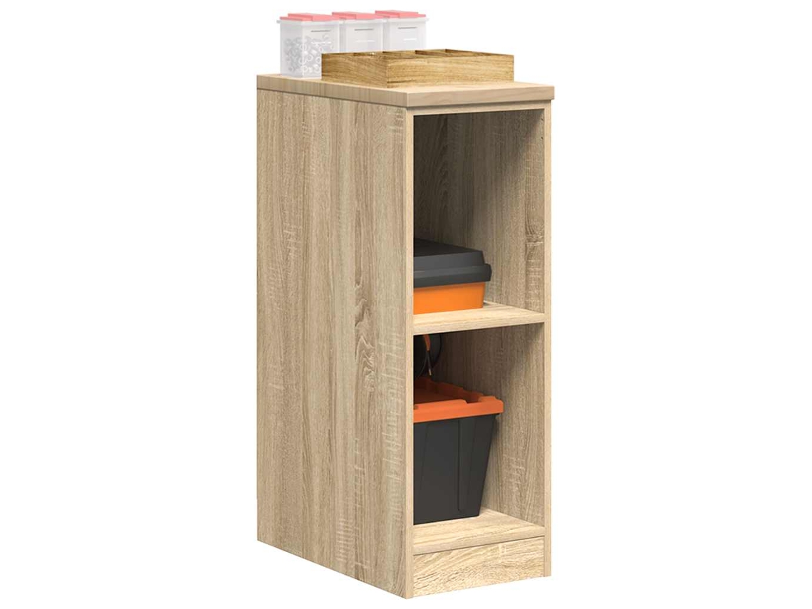 Armário De Arrumação De Garagem Carvalho Sonoma 30x51x85 Cm Lovely Home