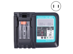 Cargador De Baterías De Lítio Para Dc18rc 14.4v/18v Baterías Li Ion Bl1860 Bl1430 Série 100‑240v Plug Us