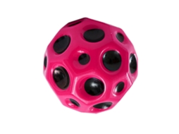 Bola espacial de espuma de alta elasticidade ATS para treinamento de coordenação motora, 66 mm, magenta.