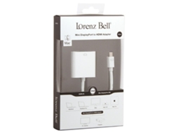 Adaptador LORENZ BELL LB312 (Outlet Caixa Aberta - MacBook - Mini DisplayPort - VGA - 15 cm)