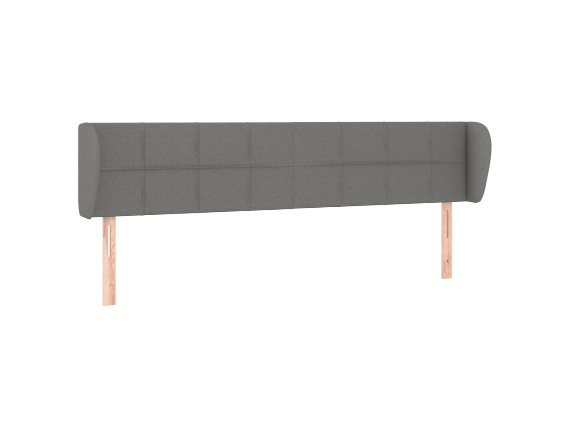 Headboard, Headboards Vidaxl Cinzeto Tecido (163 X 23 X 78/88 Cm)