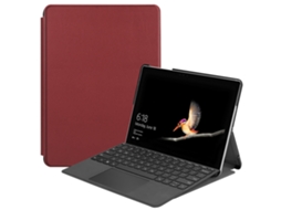 Capa Para Microsoft Surface Go4/go3/go2/go (teclado Não Incluído) Clarete