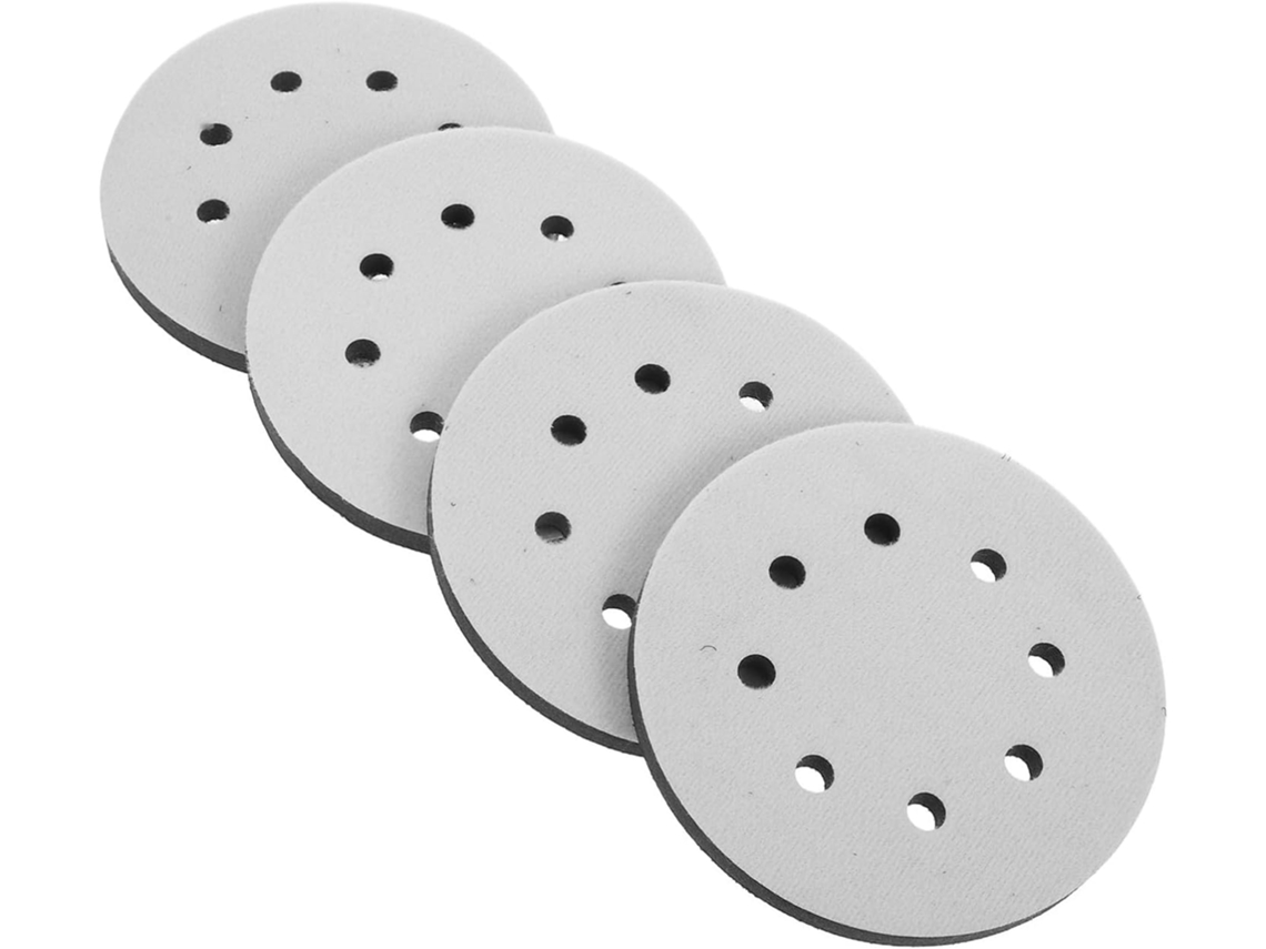 Conjunto De 4-discos Polimento Esponja Para Carros E Furadeiras, Disco De Polimento Preto 5-polegadas, Macio E Durável