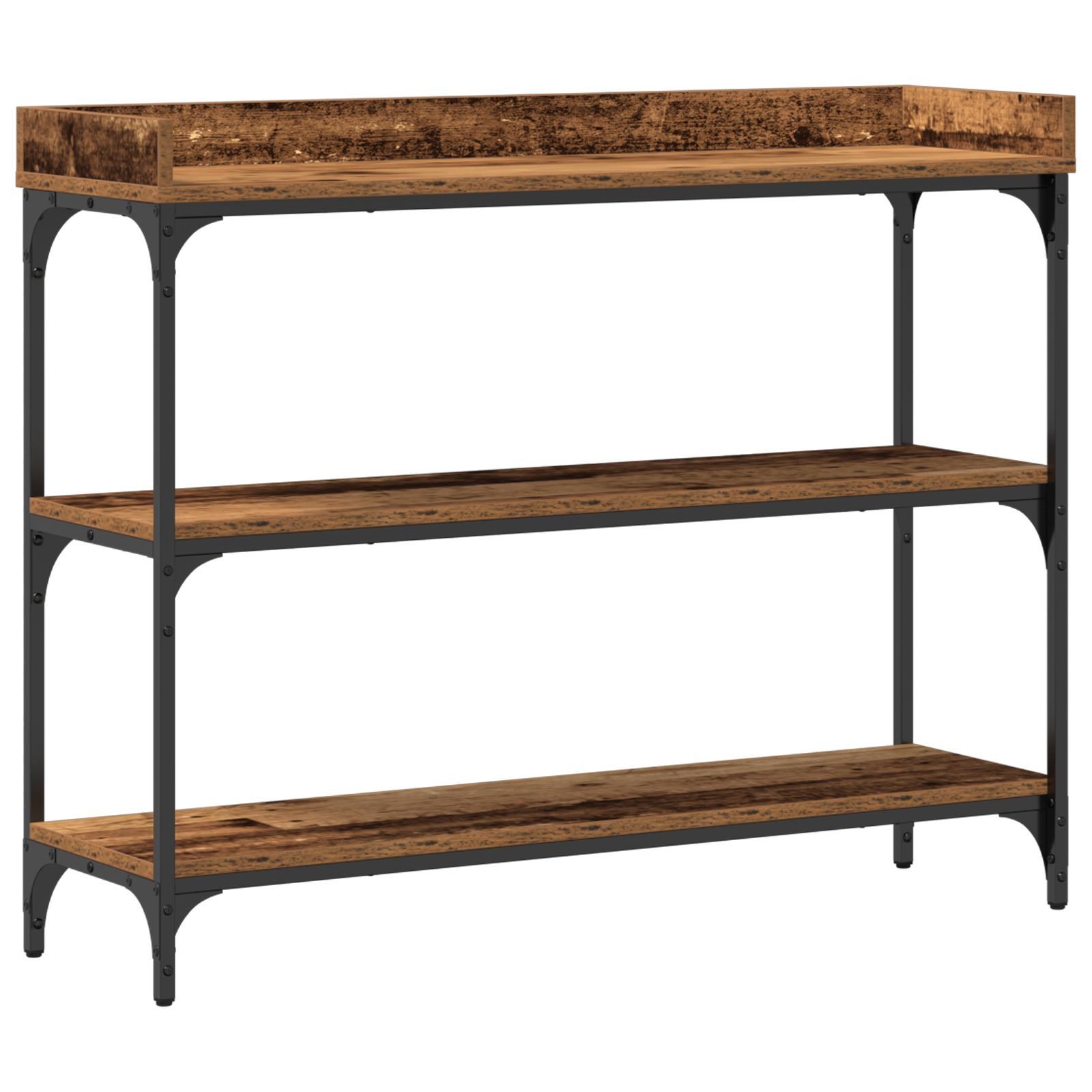 Conjunto 1 Console De Móveis Vidaxl Castanho Derivados De Madeira (100 X 30 X 80 Cm)