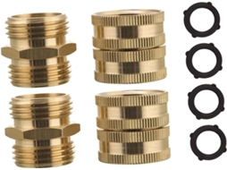 Kit Com 2 Pares De Conectores Rápidos Para Mangueiras Jardim E