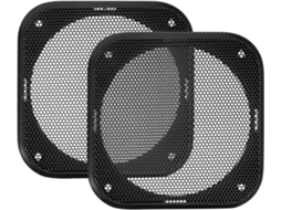 Conjunto De 4 Grades Quadradas Pretas (2 Peças Cada) Para Alto-falantes De 1 Polegada Ou Mais.