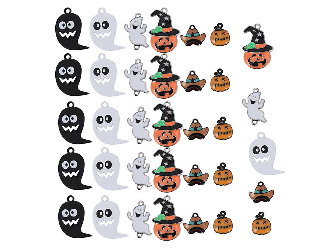 35 Peças de Pingentes de Joias de Halloween para Decorações de Halloween ALLINLESS