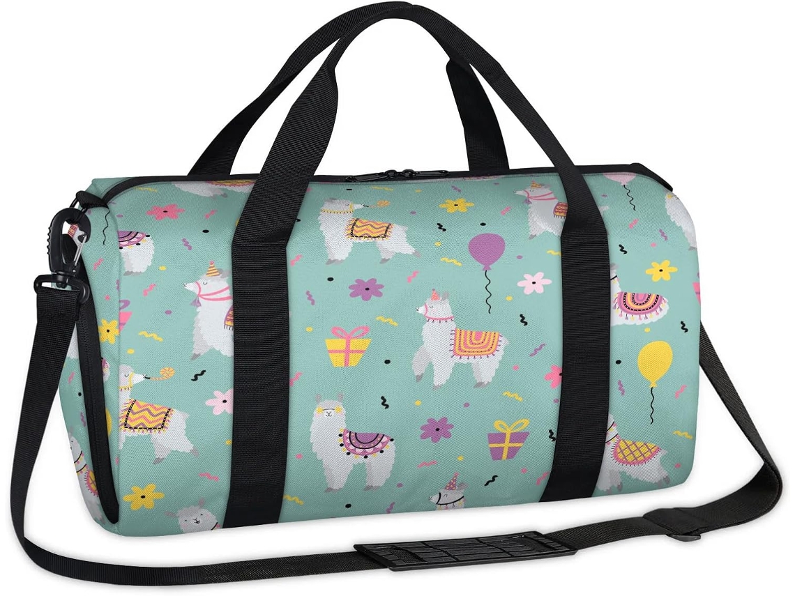 Bolsa Lhama Crianças 45x21x23cm Tecido Poliést. S/MARCA
