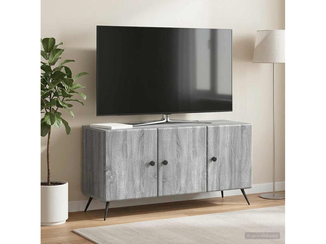 Vidaxl Gabinete para Tv Sonoma Cinzento 99 X 34,5 X 50 Cm