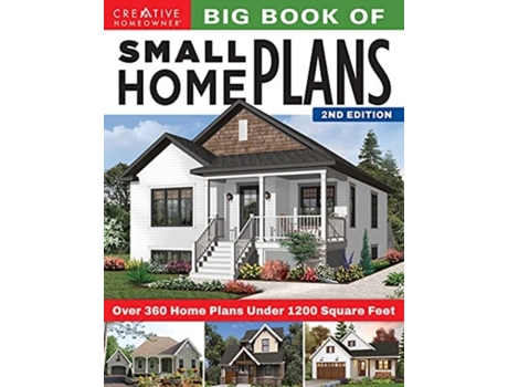 Livro big book of small home plans, 2nd edition de design america inc. (inglês)