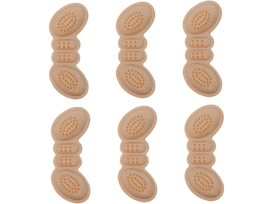 Ipetboom Almofadas De Calcanhar Autoadesivas Esponja, Ultrafinas, 6 Unidades, Para Sapatos Ligeiramente Largos, Previnem