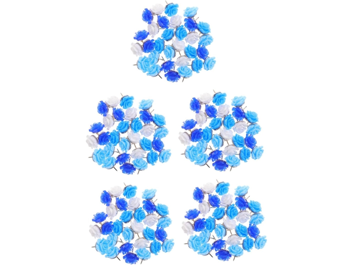 Conjunto De 150 Tachinhas Coloridas Em Formato Flor Para Artesanato E