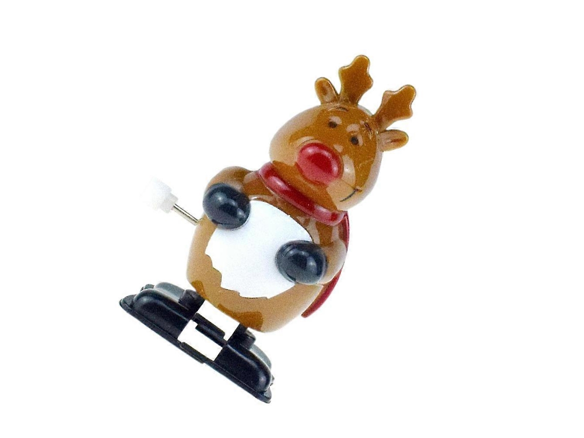 Brinquedo De Corda Natalício Com Alce Em Plástico Abs