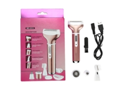 Kit De Depilación Portátil 4 En 1 Para Mujer Oro Rosa