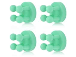 Suporte de Escova de Dentes Nova Line de Silicone com 4 Peças | S/MARCA