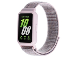 Bracelete Rosa Areia para Samsung Galaxy Fit 3 XIAOMOYU com Fecho de Nylon