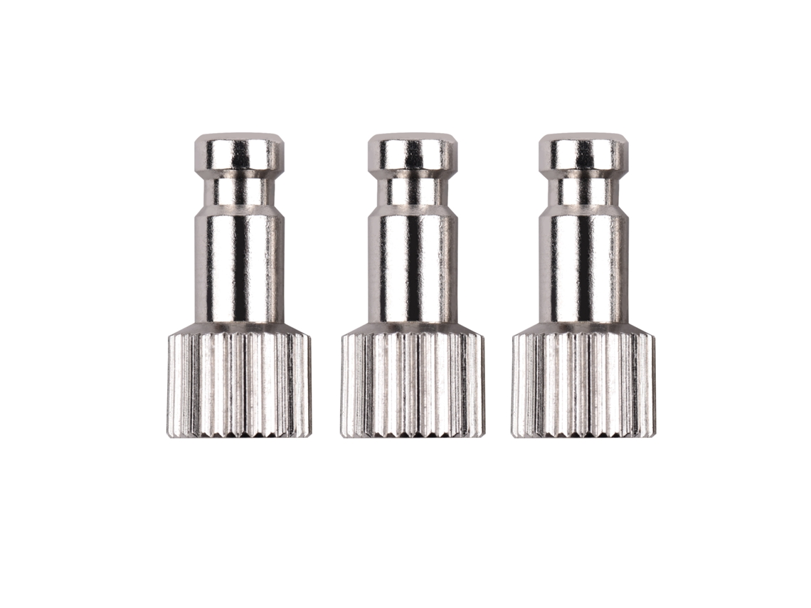 Conector De Desconexión Rápida Para Aerógrafo 3 Piezas Macho Roscado 1/4 Polegada Bsp Hembra Compatible Con Paasche