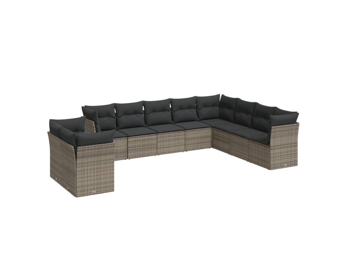 Garden Sofa Set, Garden Sofa Sets Vidaxl Cinzeto Rattan / Vime (n/a)