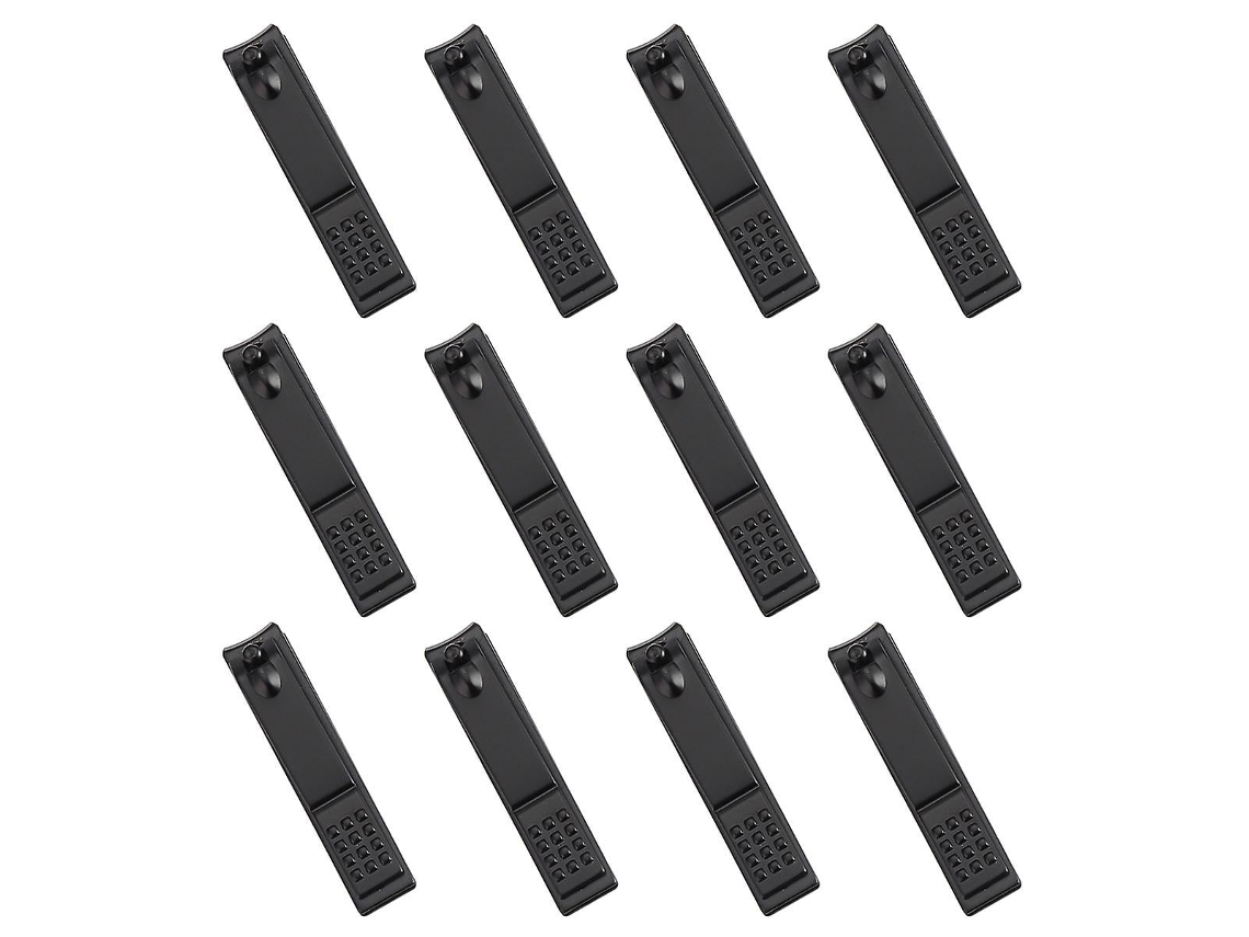 Lurelia Conjunto De Cuidados De Unhas 12 Peças, Em Aço Inoxidável, Para Unhas Grossas, Antiderrapante, Cor Prata, Para Cuidados Pessoais