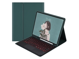 Lurelia Capa Com Teclado Bluetooth Para Samsung Tab S10fe Plus 13.1 Com Retroiluminação