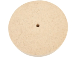 Disco De Polimento Feltro Lã 6 Polegadas, 150 Mm Com Furo 10 Para