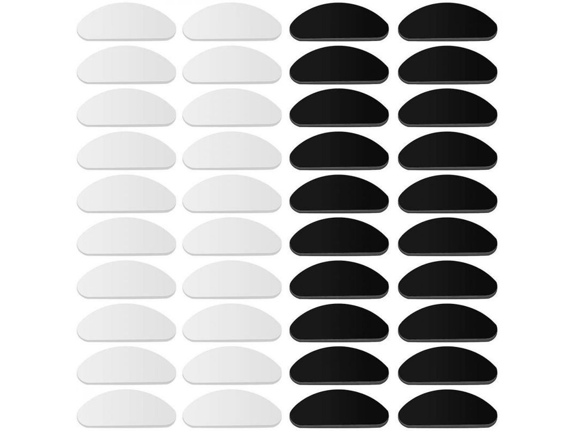 20 Pares de Tampas de Nariz Adesivas para Óculos de Silicone Anti deslizante