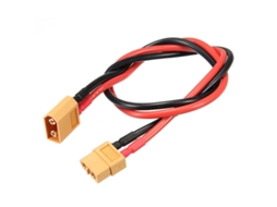 Conector Adaptador Xt60 Fêmea para Xt60 Macho de 400mm MDUG
