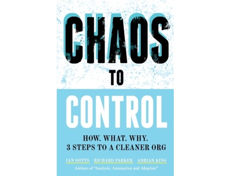 Livro Chaos To Control How. What. Why. 3 Steps To A Cleaner Org De Ian Gotts (inglês)