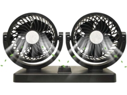 Ventilador De Cabeça Dupla, Ventiladores De Carro Que Sopram Ar
