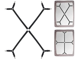 Lurelia Correias Para Lençol Ajustável Elástico Triângulo Resistente Nylon Metal Edredom Colcha Colchão King