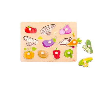 Puzzle De Vegetais De Brinquedo Tooky Ty855 Tooky Toy Tooky Toy