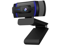Webcam Com Foco Automático, Microfone Estéreo, Controle De Software E Proteção De Privacidade 1080p Fhd Usb Webcam Preta Yemaesre Brilvibera