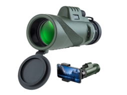 Telescópio Monocular De Alta Definição Com Suporte Para Smartphone E Tripé Telescópio Monocular Hd Com Foco Duplo Bestvite (verde)