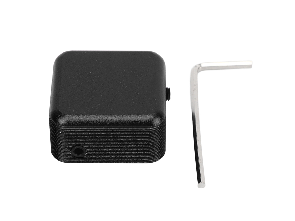 Vlrla-2026portátil Porta Tiza De Billar Magnético Aluminio Funda Tiza Pool Snooker Accesorios Negro