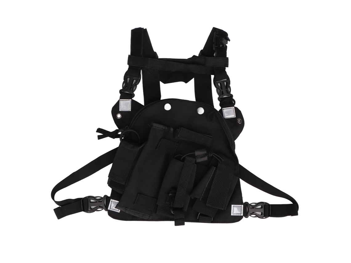 Bolsa de Peito Mali para rádio com cinto ajustável, nylon, universal