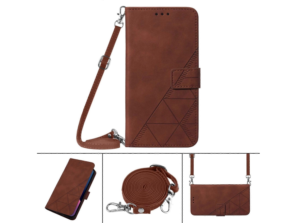 Capa De Celular De Couro Com Flip E Relevo 3d Para Samsung Galaxy A22 5g