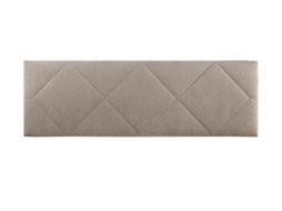 Cabeceira estofada SPYGA para Cama 140 AquaClean Microfibra Bege ( 145 x 50 x 7 cm)