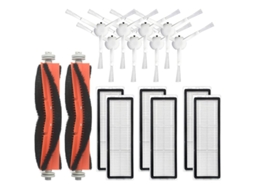 Conjunto de 16 Peças para Aspirador Robô Multifuncional B101cn com Função Esfregão: Escova Lateral Principal e Filtro Hepa BRILVIBERA