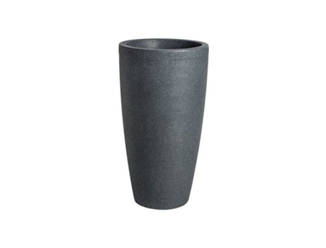Vaso Strata Cinzento Cinzento Escuro Plástico 40 X 40 X 75 Cm