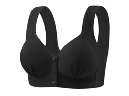 Sutiãs De Amamentação Sem Costuras, Estilo Top, Com Fecho Frontal E Sem Aro (l-40/90 32c/36a) Preto Panoona