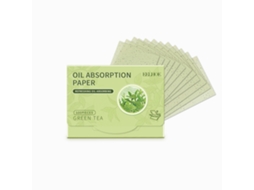 Papel Absorvente de Óleo Chá Verde Refrescante