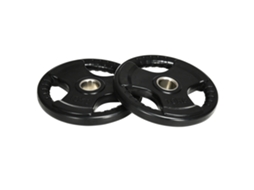 Placa de peso, conjunto de 2, 10kg cada, borracha, metal | S/MARCA