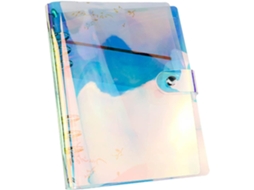 Capa Para Caderno Colorida E Resistente, Com 6 Argolas, Ideal Para Material Escolar E Fichários De E Gokoco