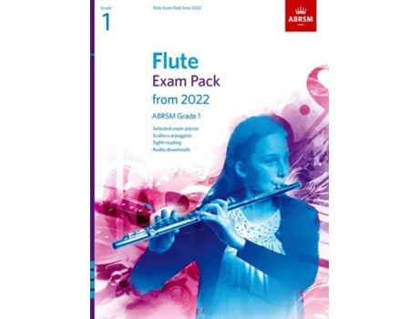 Livro flute exam pack from 2022, abrsm grade 1 de abrsm (inglês)