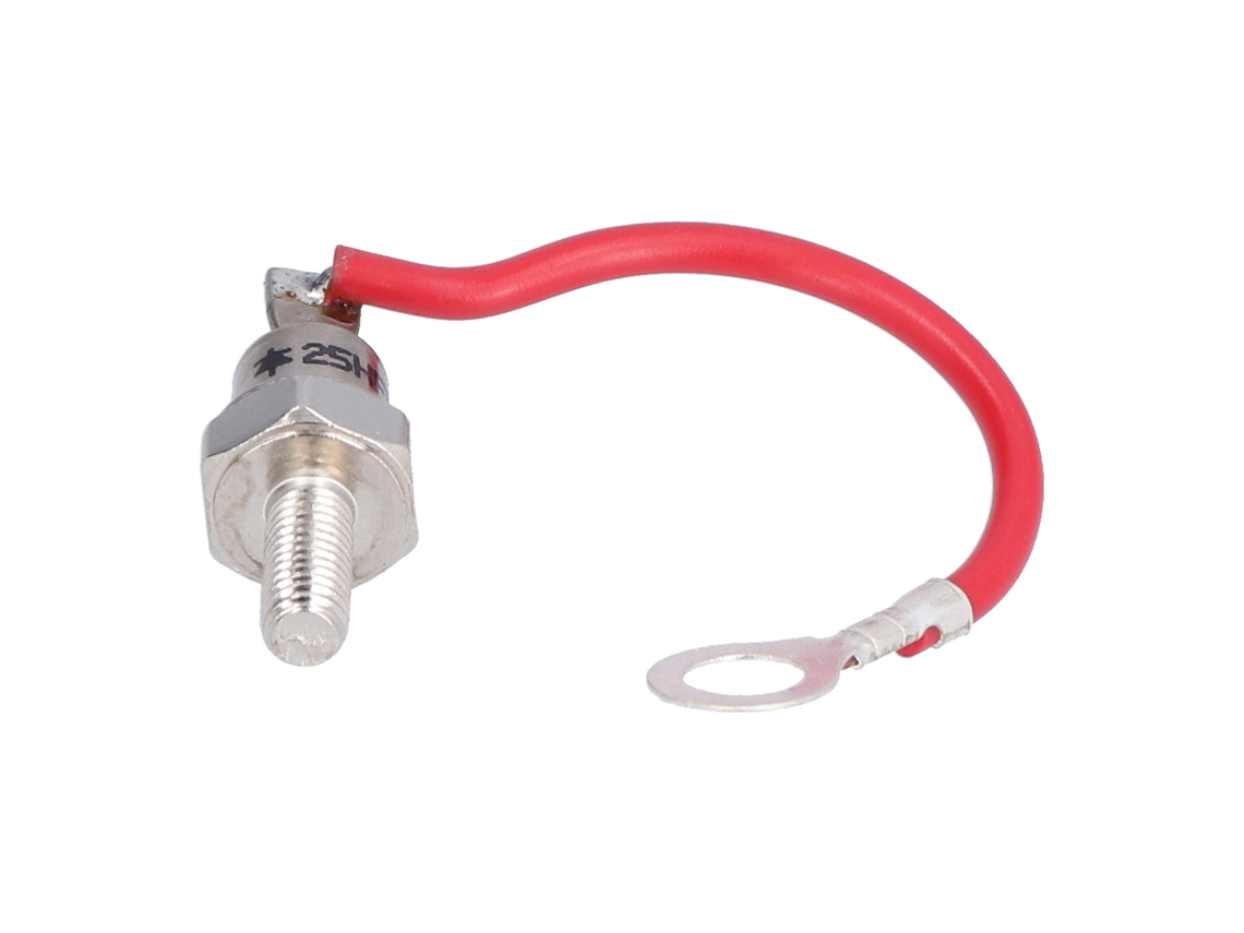 Diodo retificador de potência forward stud espiral 25hfr120 25a 1200v componentes eletrônicos